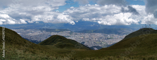 View from the Quito s TeleferiQo