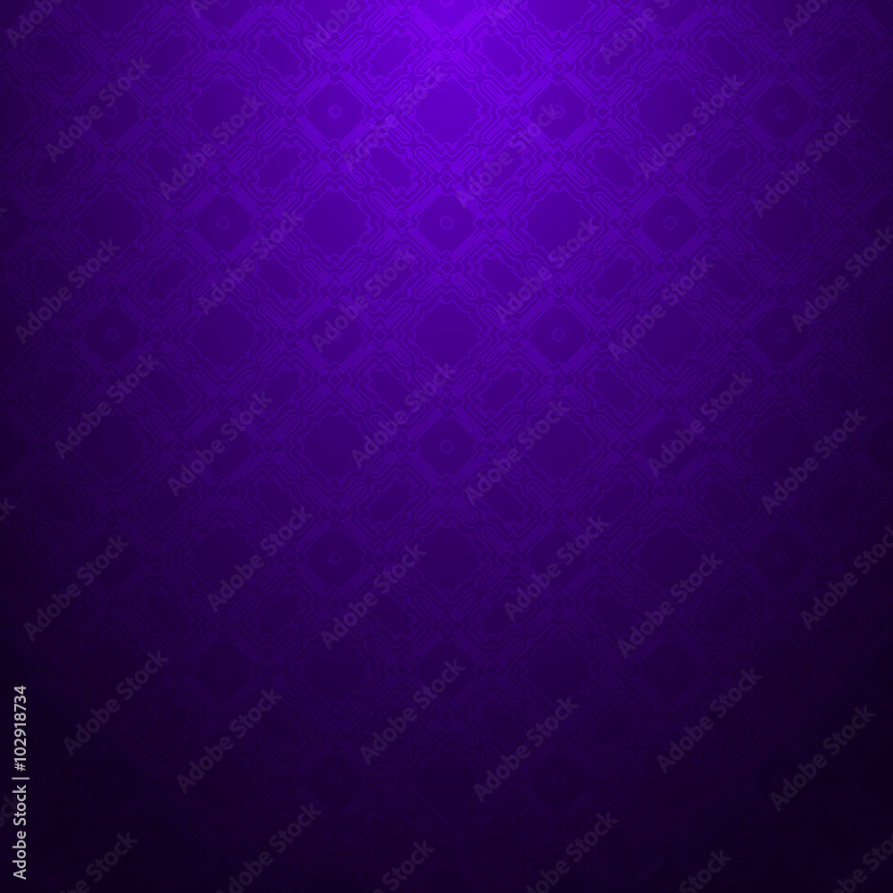 Indigo geometric seamless pattern