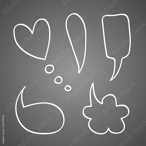 Speech Bubbles Vector EPS10, Great for any use.