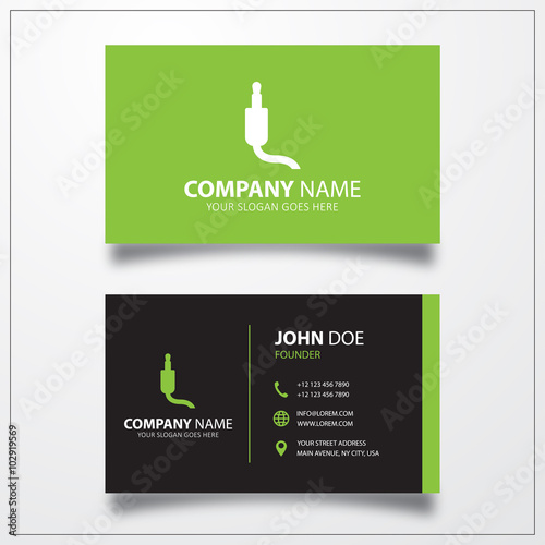 Jack audio cable icon. Busi...