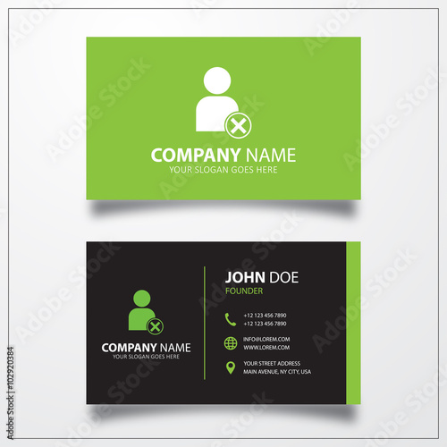 Block user icon. Business c...