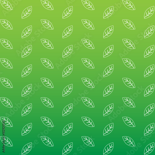 Leaf Background Pattern Vector EPS10  Great for any use.