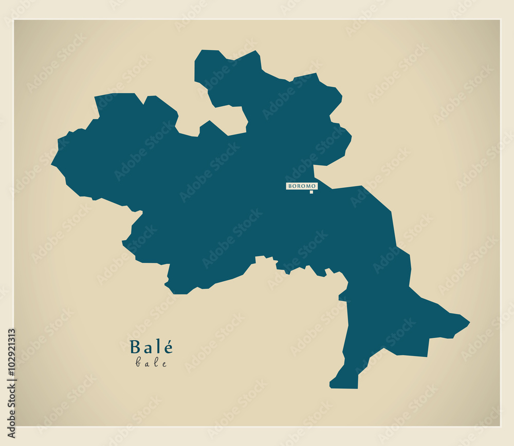 Modern Map - Bale BF