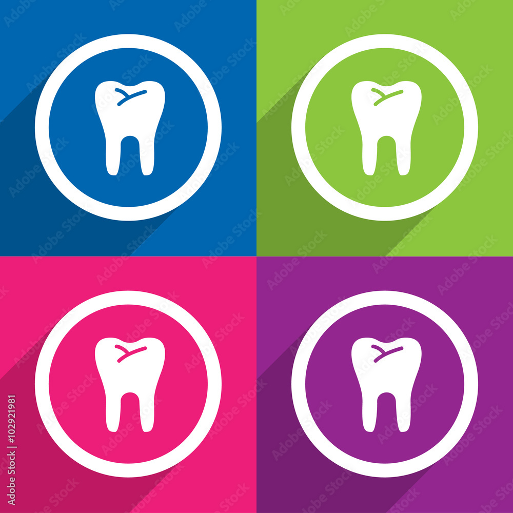 Set Of Tooth in Circle Icons Vector EPS10, Great for any use. Set Of Tooth in Circle Icons Vector EPS10, Great for any use.