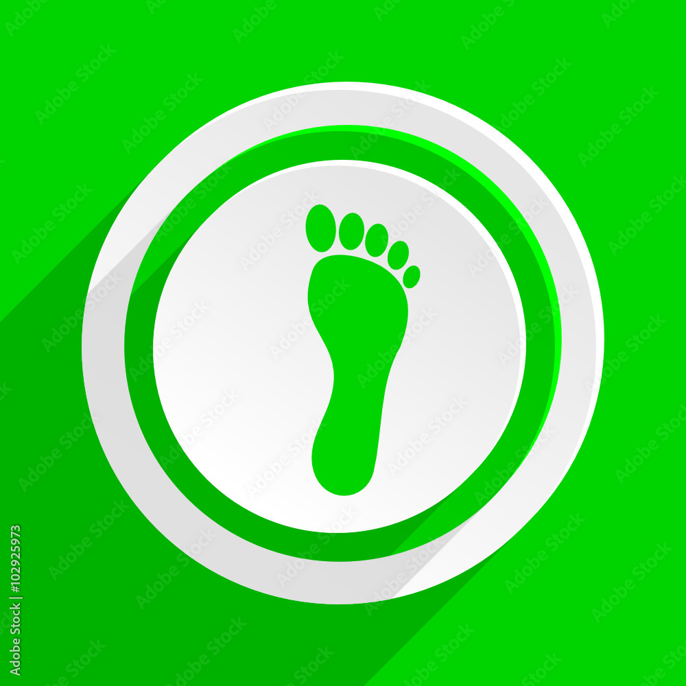 green flat vector icon green flat vector icon