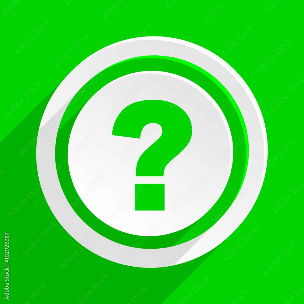 green flat vector icon green flat vector icon