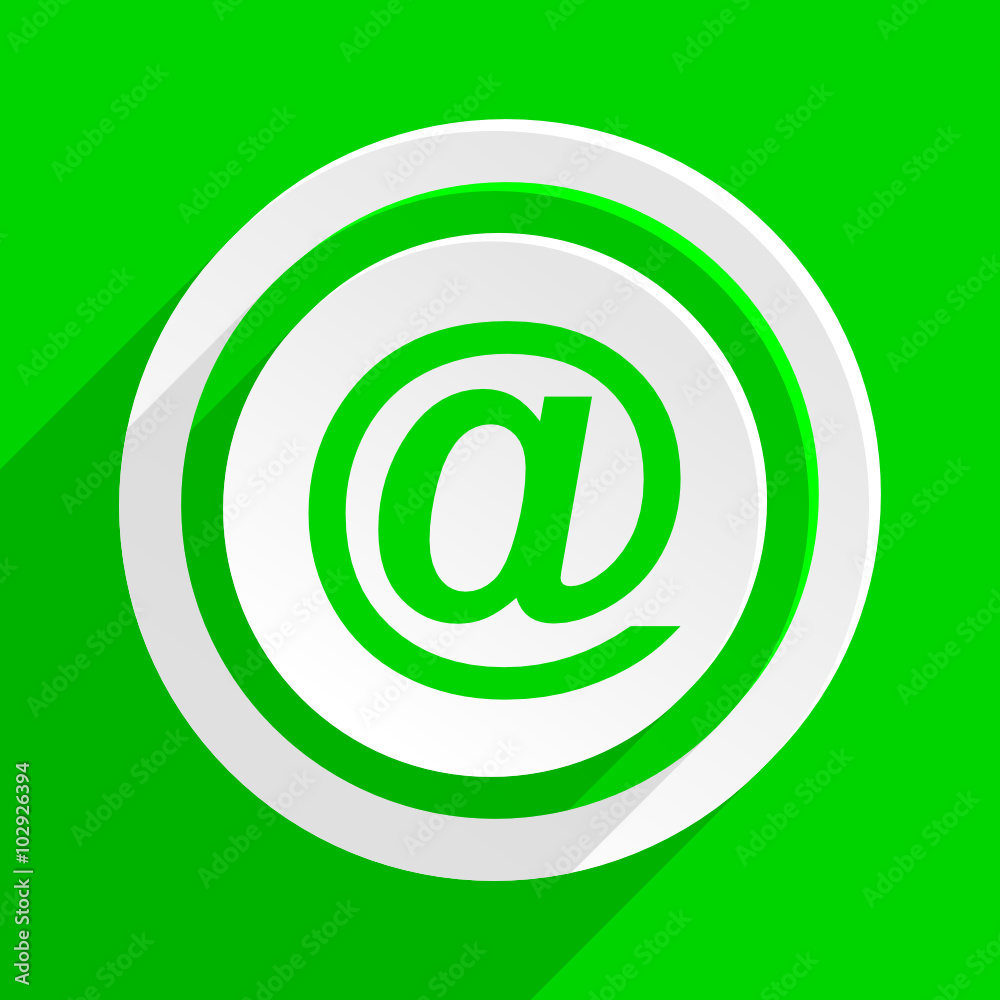 green flat vector icon green flat vector icon