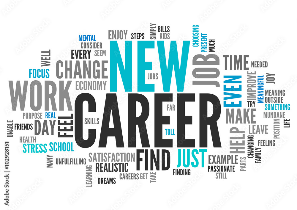 Word Cloud New Career