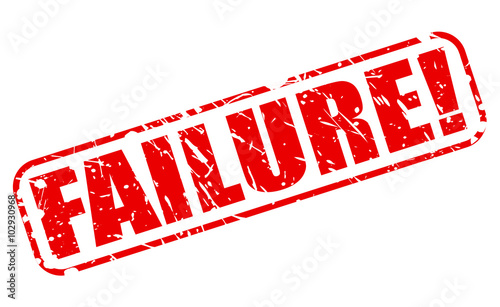 FAILURE red stamp text