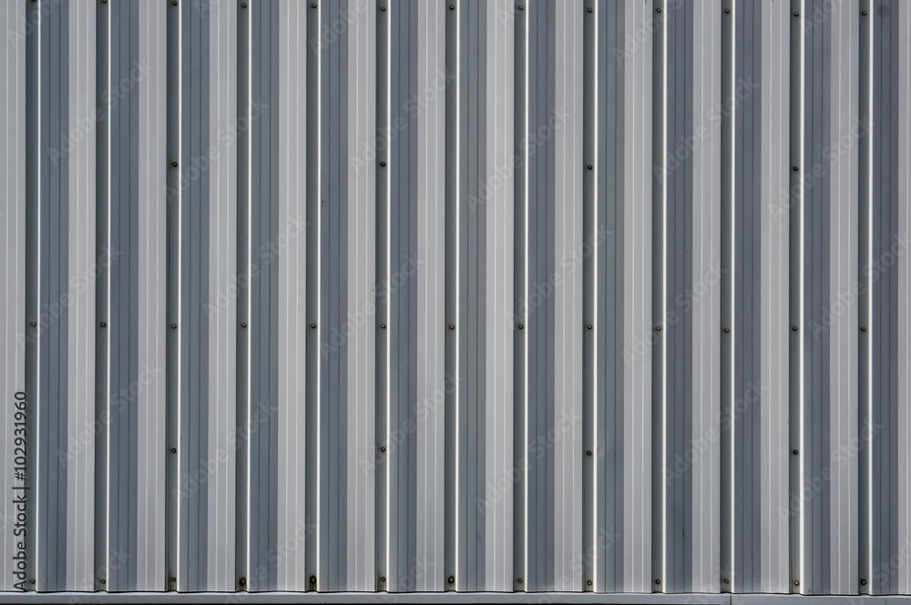 metal corrugated wall