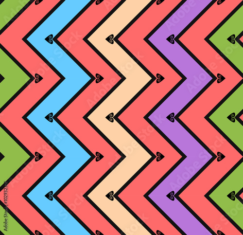 bright geometric seamless pattern