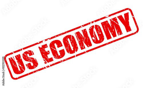 US ECONOMY red stamp text