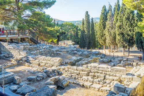 Knossos palace at Crete, Greece Knossos Palace, is the largest B photo