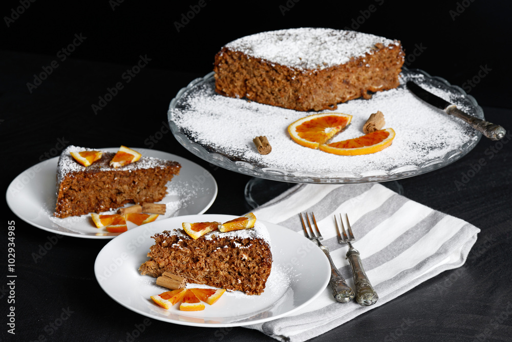 torta al cioccolato arance e nocciole torta al cioccolato arance e nocciole