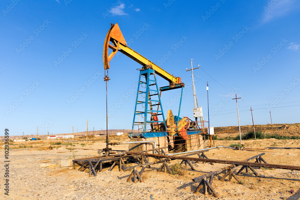 Oil pumps. Oil industry equipment