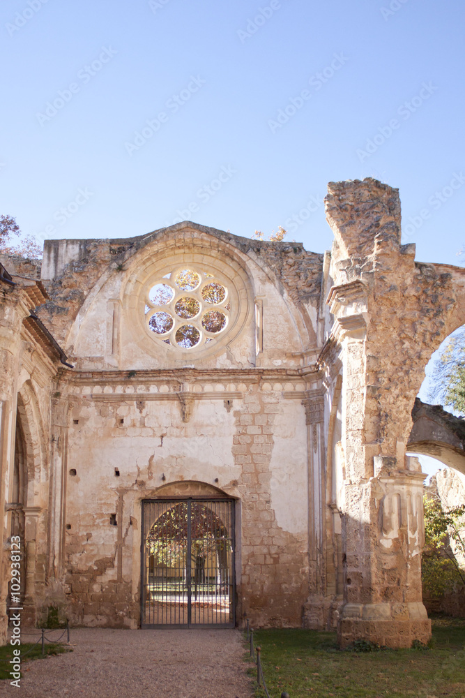 Fototapeta premium Monastery from Zaragoza, Spain