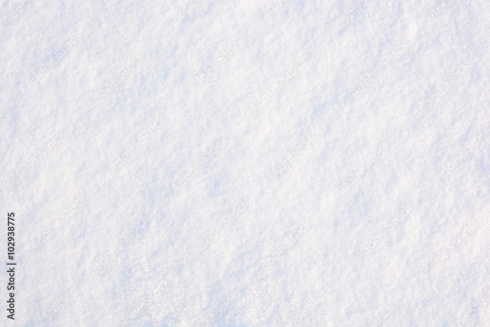 background of white snow