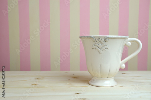 Porcelain Cup in Kitchen