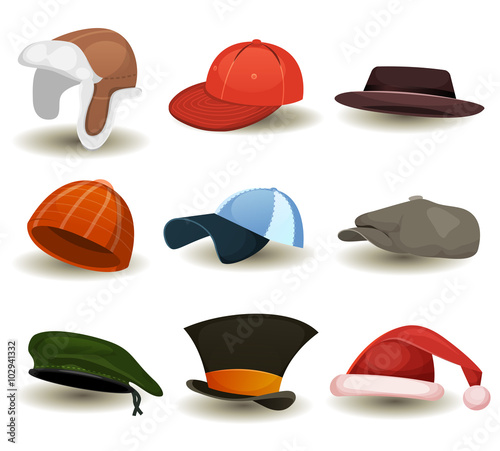 Caps, Top Hats And Other Headwear Set