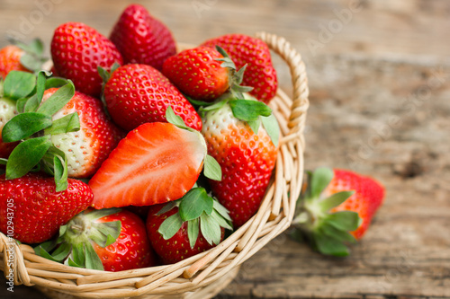 Photos Strawberries in the basket