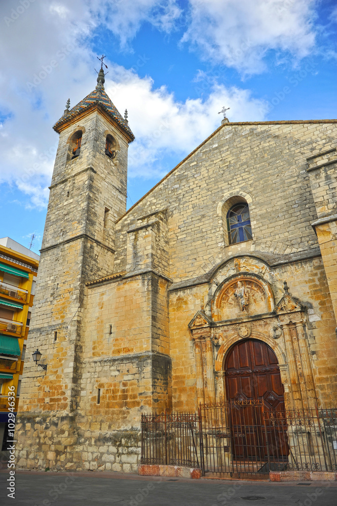 Fototapeta premium Lucena, iglesia de San Mateo, provincia de Córdoba, España
