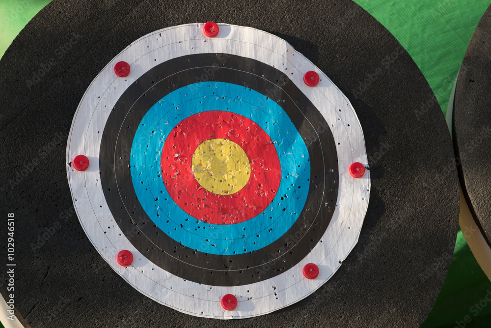 target for shooting arrows target for shooting arrows