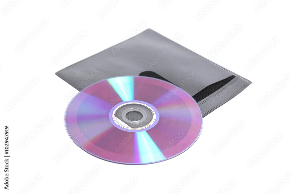 DVD and plastic envelope DVD and plastic envelope