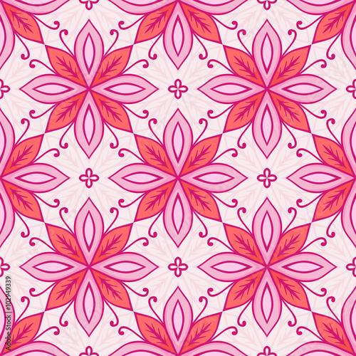 Spring Floral Seamless Vector Pattern 12