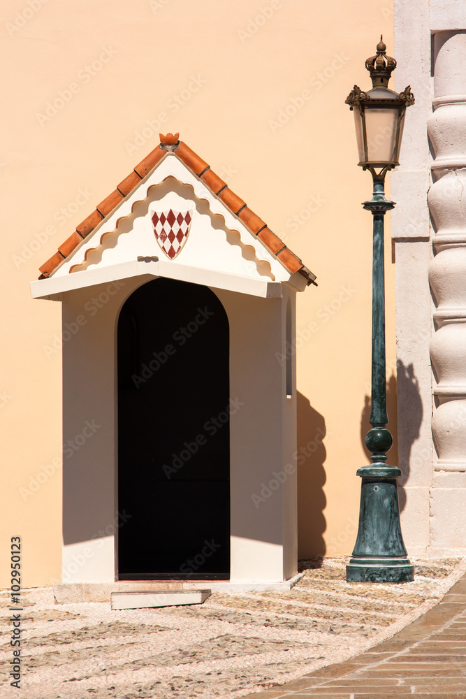 Fototapeta premium Garitta militare - Palazzo dei Principi di Monaco