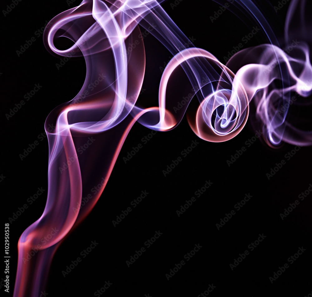 Naklejka premium Abstract smoke swirls