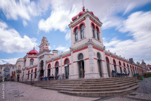 View of the beautiful market of Loule city, Portugal. photo