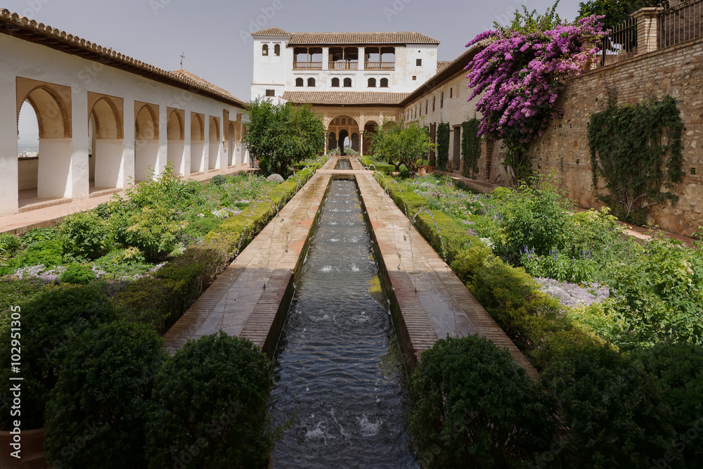 The Generalife.Leisure villa of the sultans , Granada