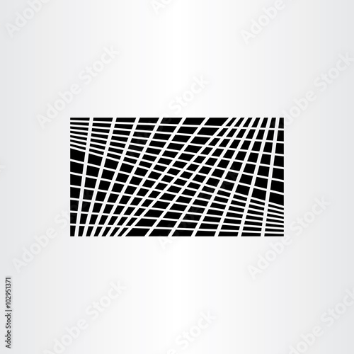 black geometric background symmetry illusion vector