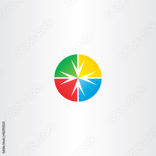 circle arrow target vector point icon