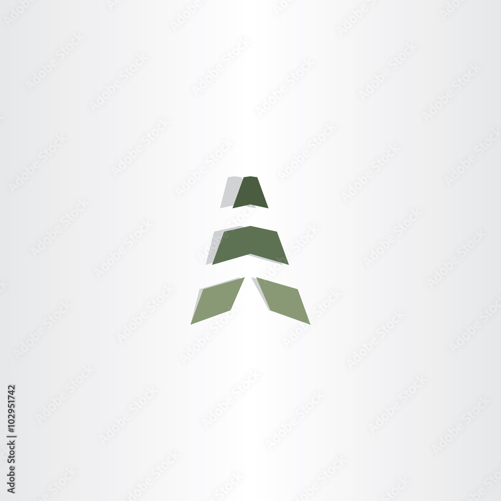 Obraz premium icon a letter a symbol design vector logo logotype