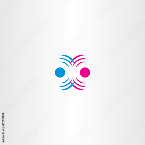 radio waves interference vector icon