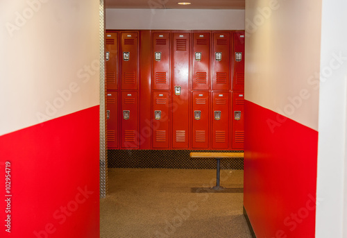Hallway Leading to Locker Room