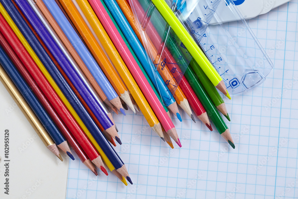 Fototapeta premium Back to school concept