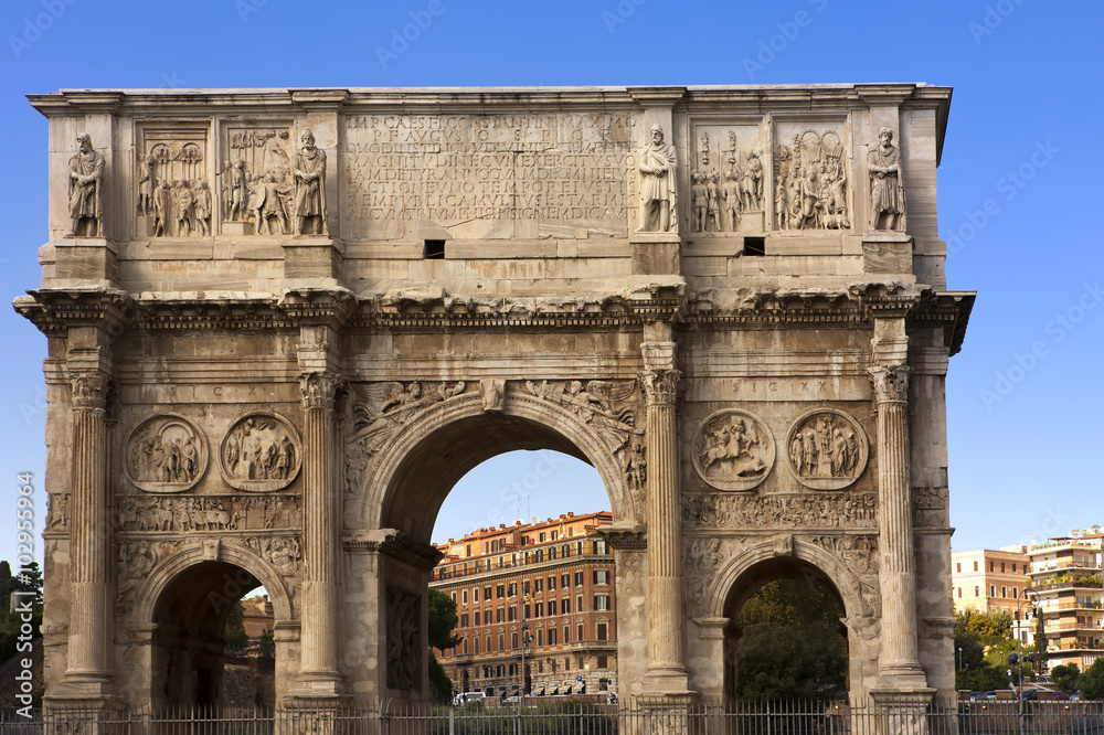 Triumphal arch. Rome. Italy