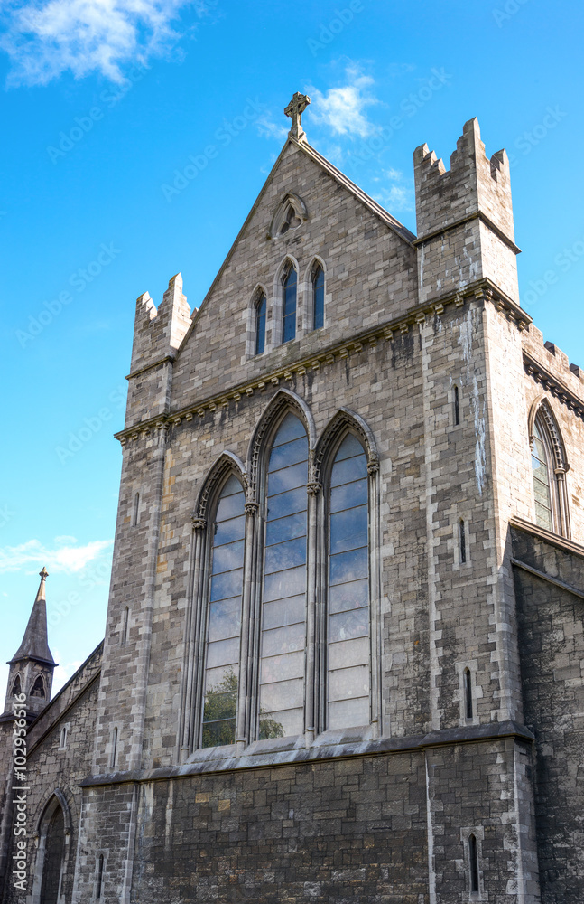 Ireland, Dublin, the St Patrik's cathedral side facade Ireland, Dublin, the St Patrik's cathedral side facade