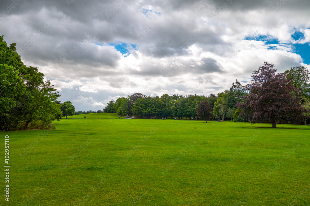 Ireland, Kilkenny, the Castle's garden Ireland, Kilkenny, the Castle's garden