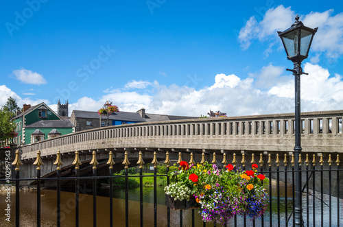 Ireland, Kilkenny, the John bridge on the Nore river