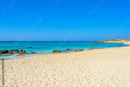 Elafonisi  one of the most famous beaches in the world  Crete  G