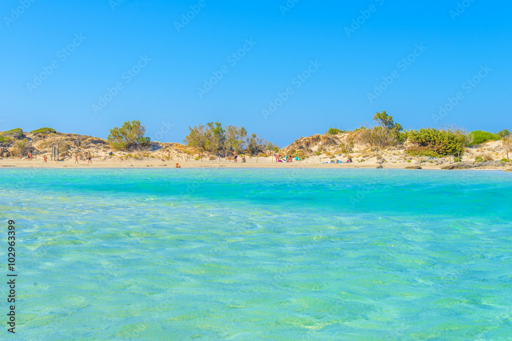 Elafonisi, one of the most famous beaches in the world, Crete, G