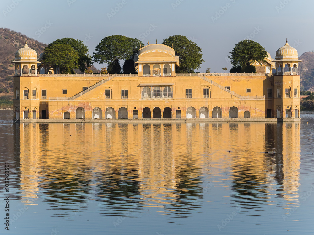 the water palace in jaipur, india
