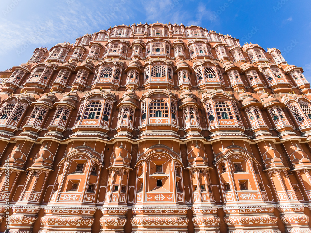 Palace of the winds in Jaipur, India