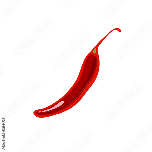Red chilli pepper.