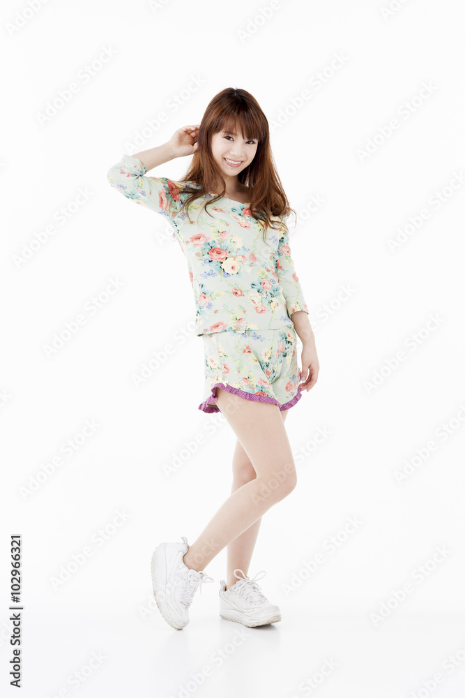 Naklejka premium 20代女性