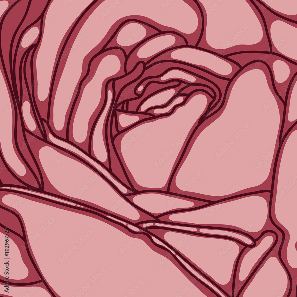 Rose Card. Bloom. Cover.