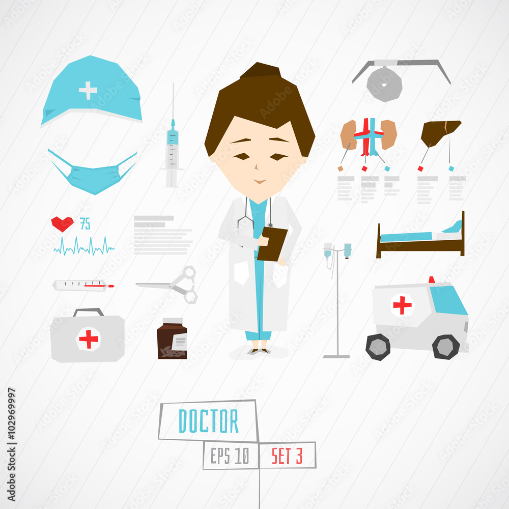 Funny character doctor Funny character doctor